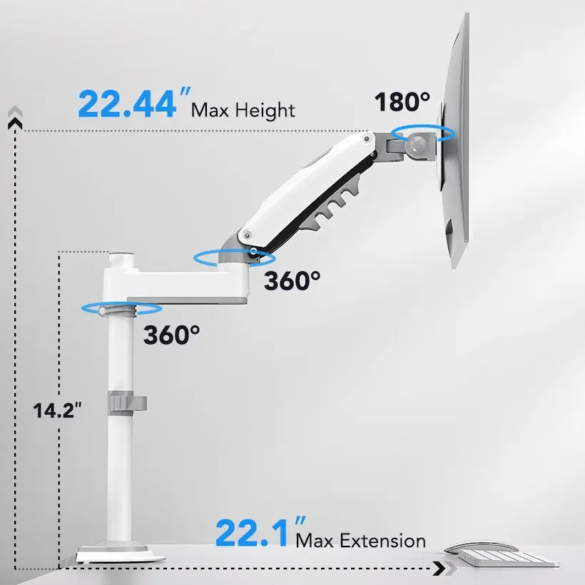Stackable Dual Gaming Monitor Arm