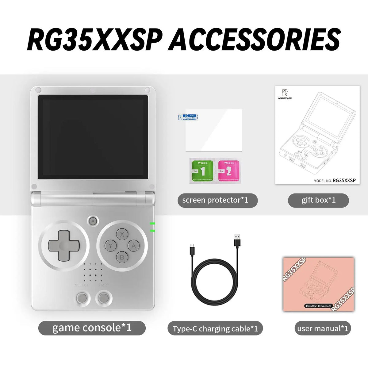 Flip Handheld  3.5 inch Gaming Console