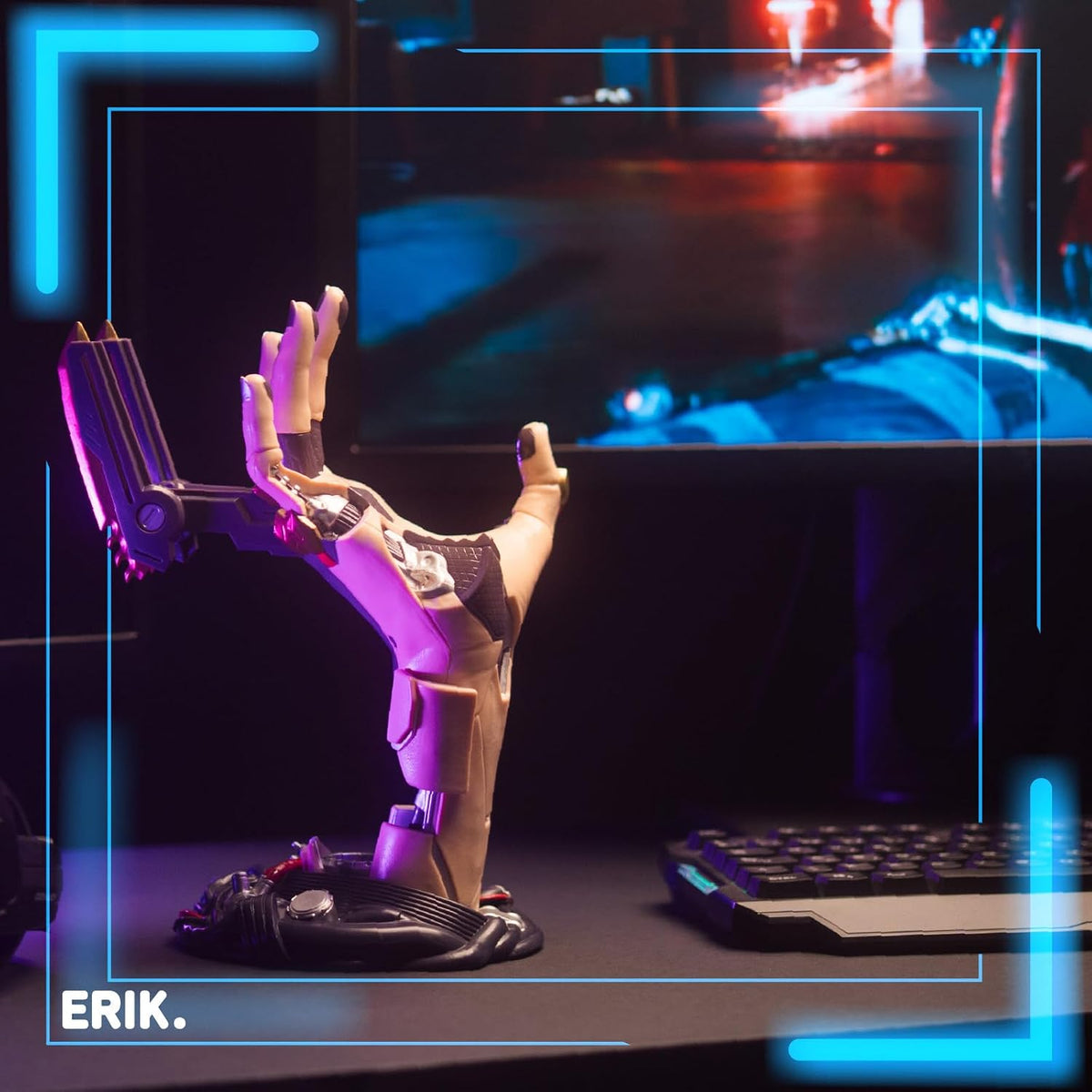 Cyberpunk Gaming Controller Holder | Gaming Equipment