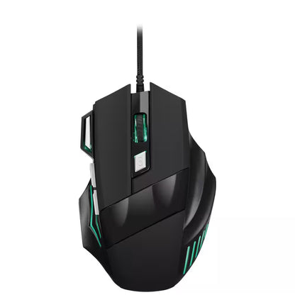 4-In-1 Gaming Bundle, Gaming Keyboard, Gaming Mouse, Gaming Headset, and Desk Pad Included, Black,