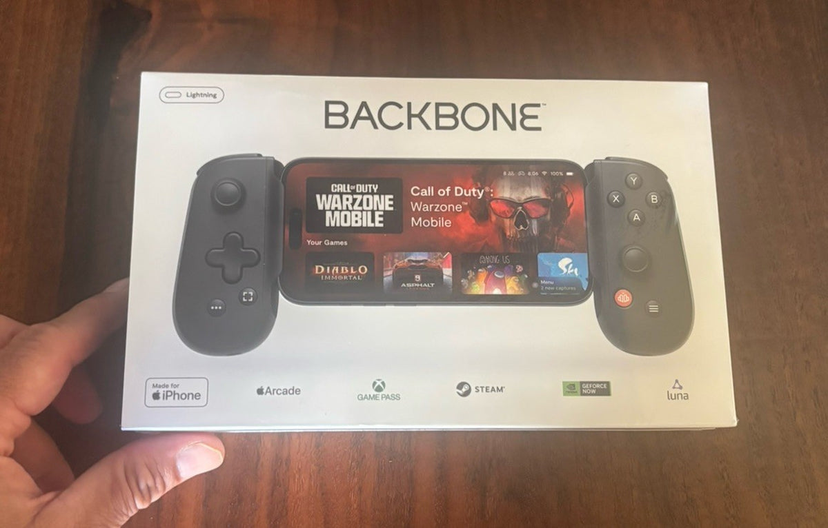 Backbone One Gen 2 Mobile Gaming Controller for Iphone - Lightning, Black New