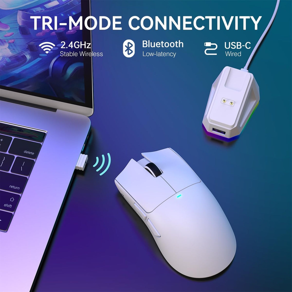 ATTACK SHARK X11 -Wireless Gaming Mouse